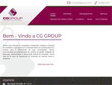Tablet Screenshot of cggroup.com.br